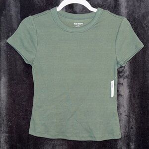 Old Navy Women's Green Short Sleeve Tee